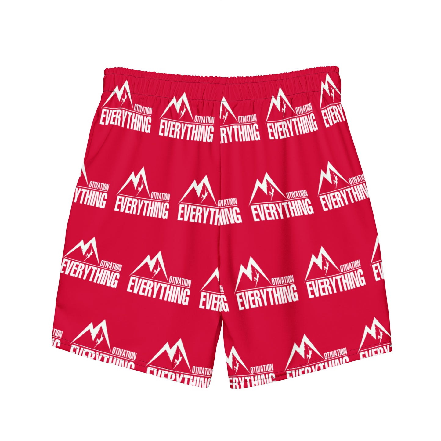 Motivation Over Everything Men's swim trunks