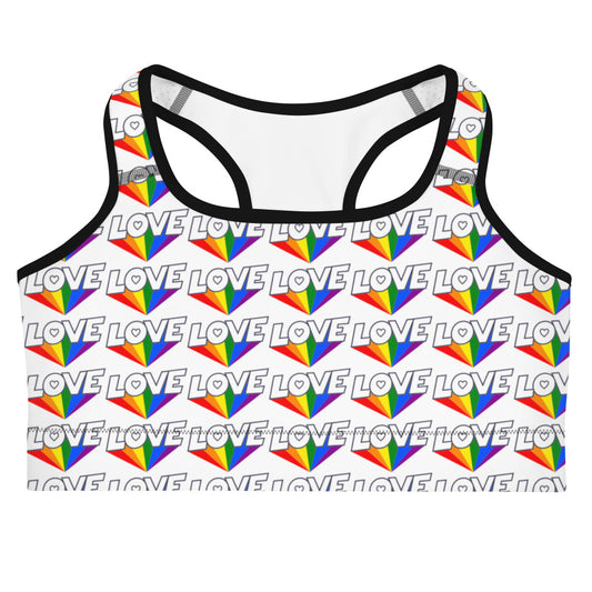 Motivation Over Everything Sports bra