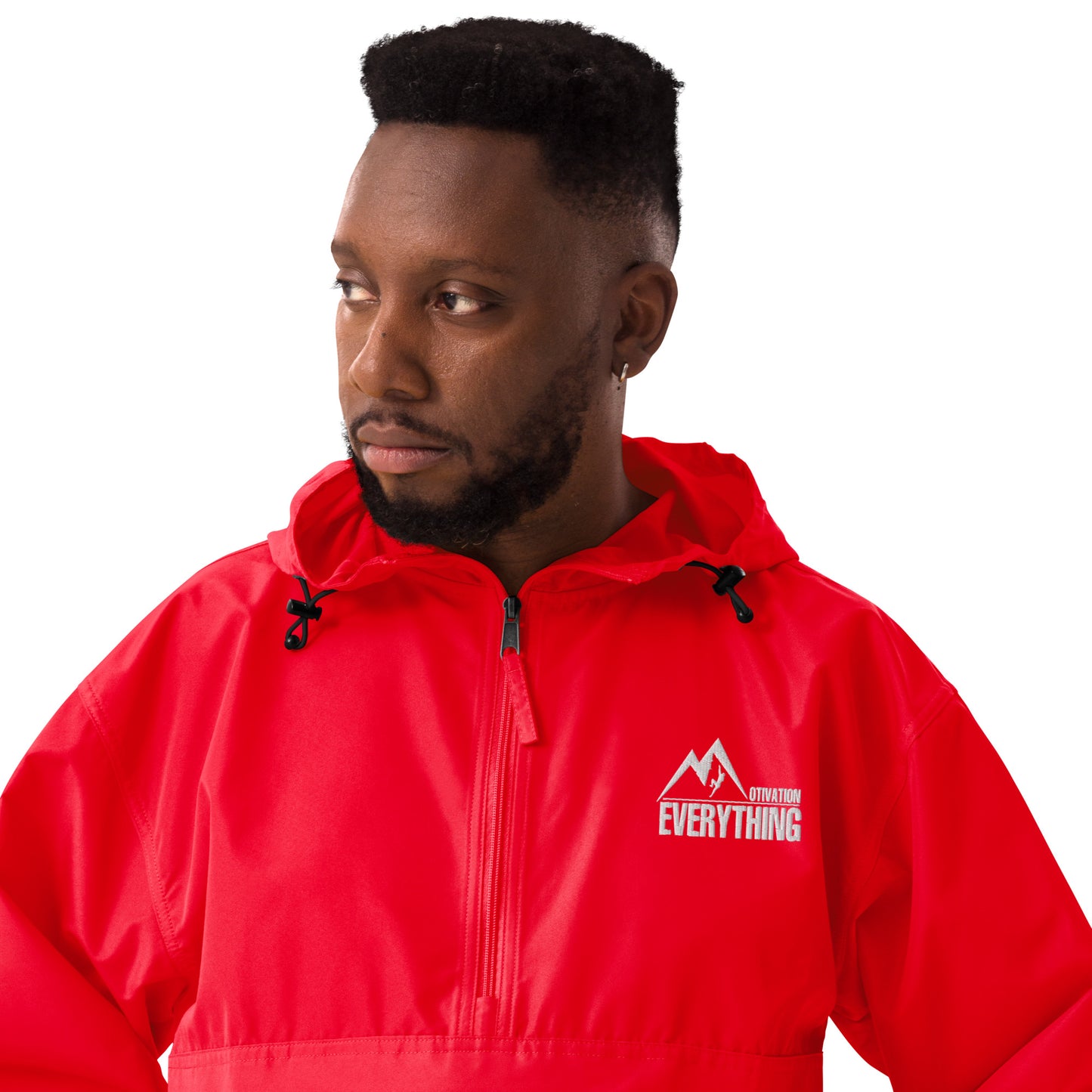 Motivation Over Everything X Champion Packable Jacket