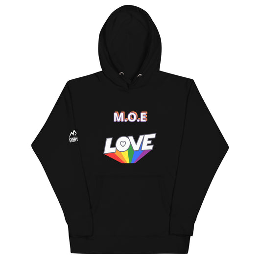 Motivation Over Everything "Love" Unisex Hoodie