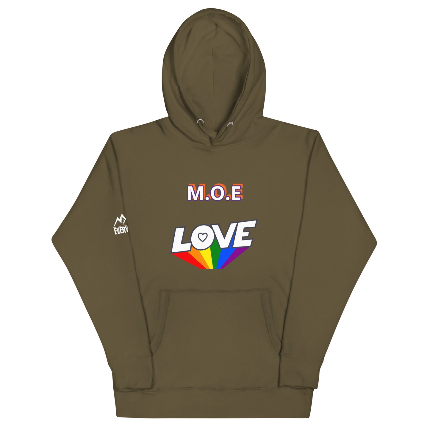 Motivation Over Everything "Love" Unisex Hoodie