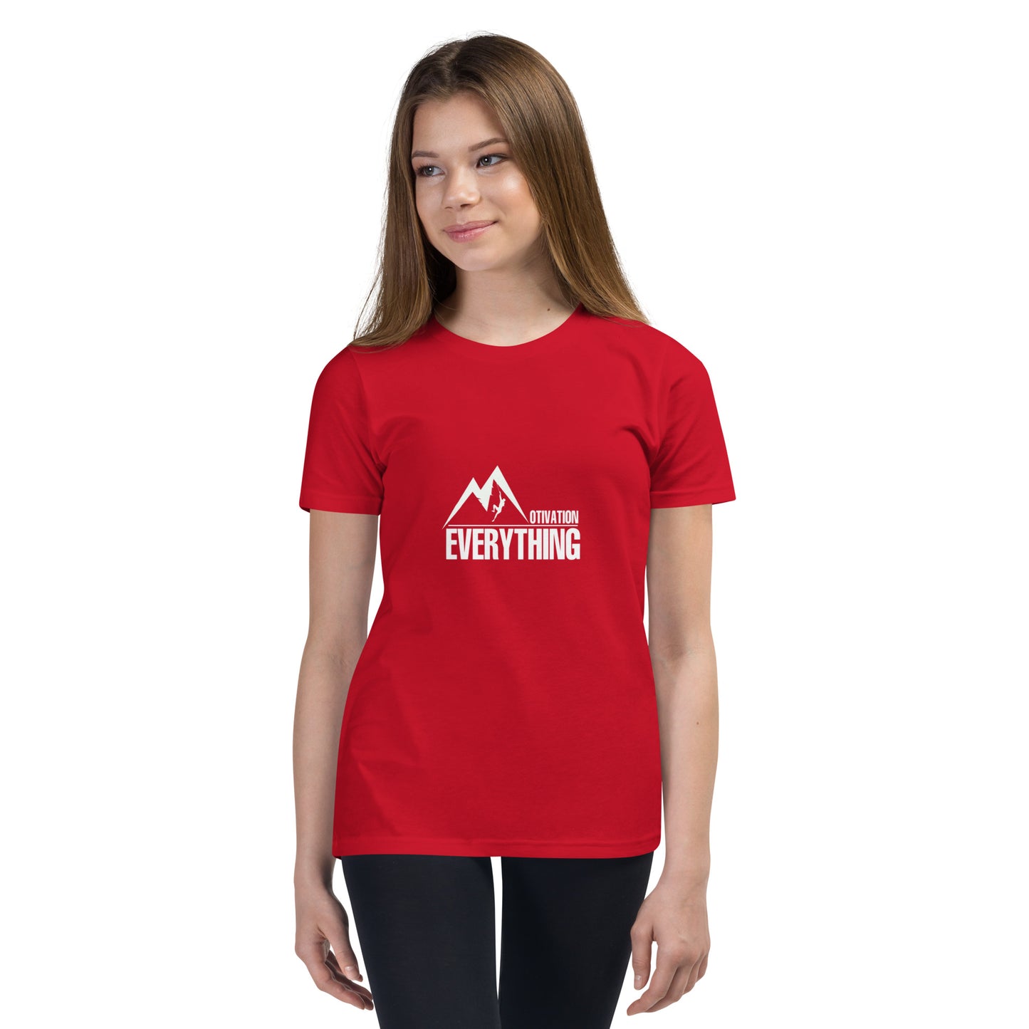 Motivation Over Everything Youth Short Sleeve T-Shirt