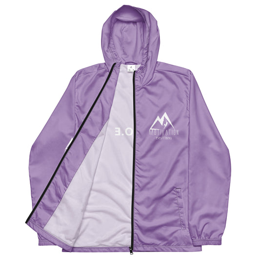 Motivation Over Everything men's windbreaker