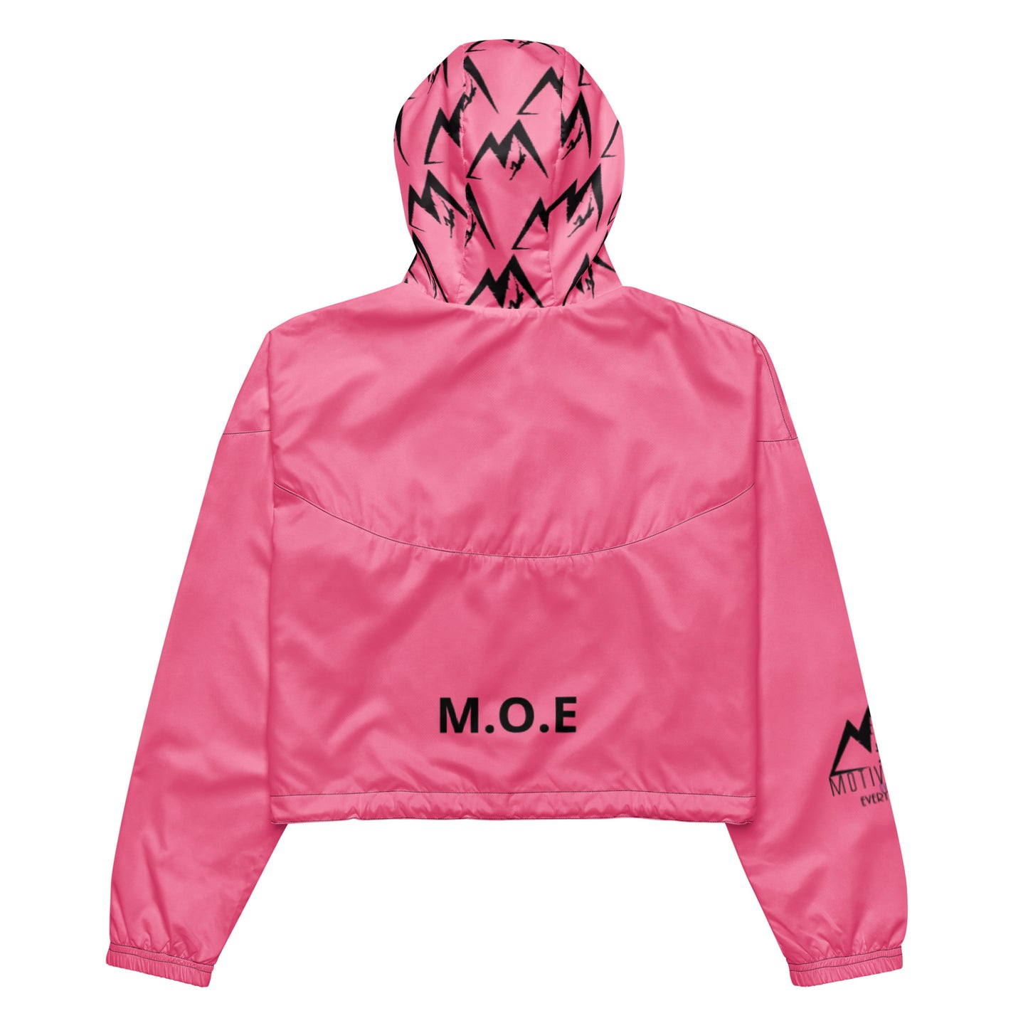 Motivation Over Everything Women’s cropped windbreaker