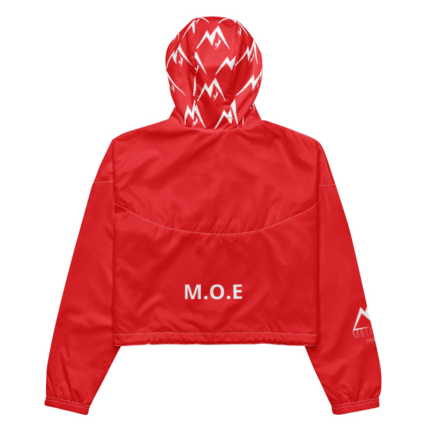 Motivation Over Everything Women’s cropped windbreaker