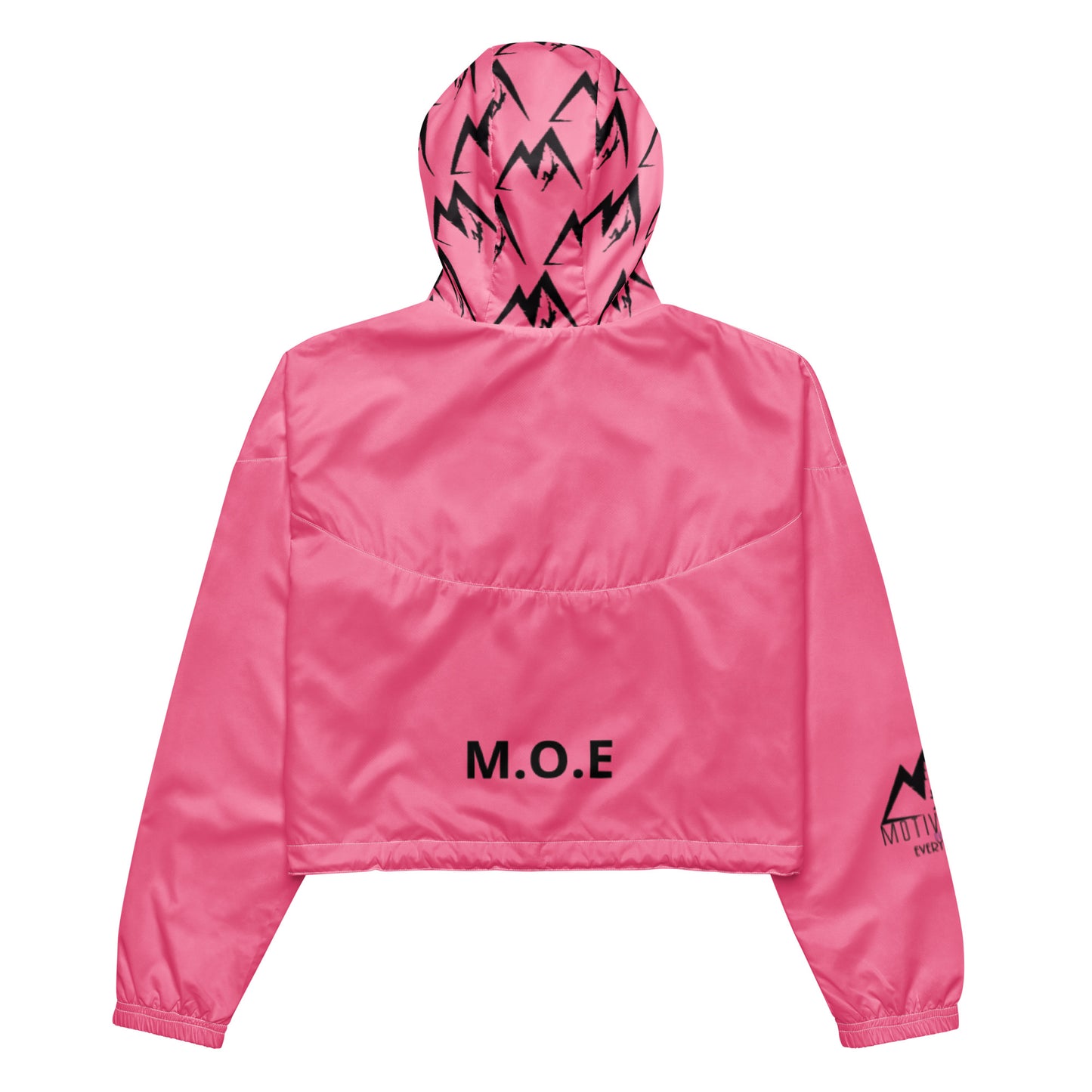 Motivation Over Everything Women’s cropped windbreaker