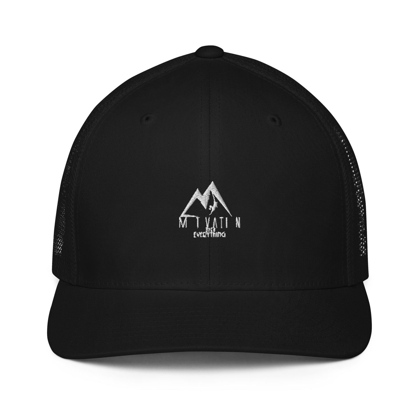 Motivation Over Everything Closed-back trucker cap