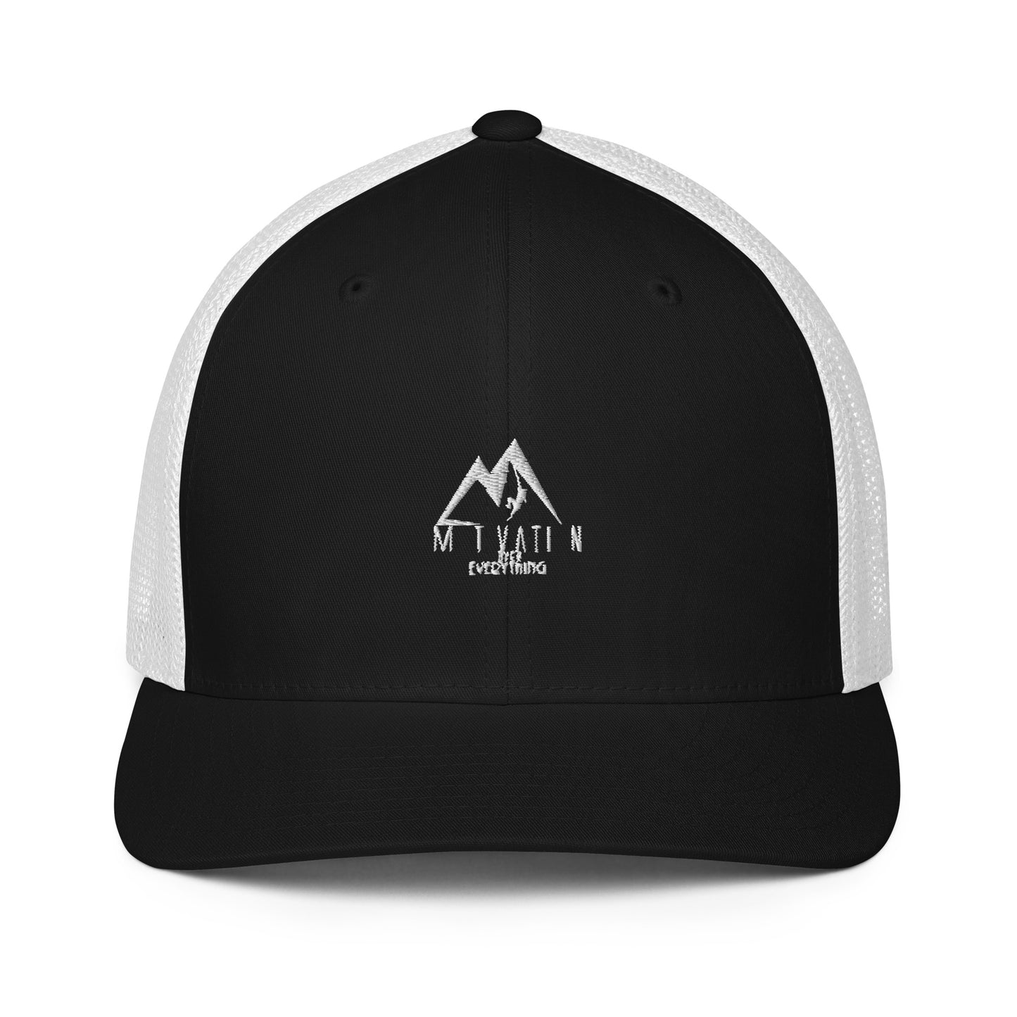 Motivation Over Everything Closed-back trucker cap