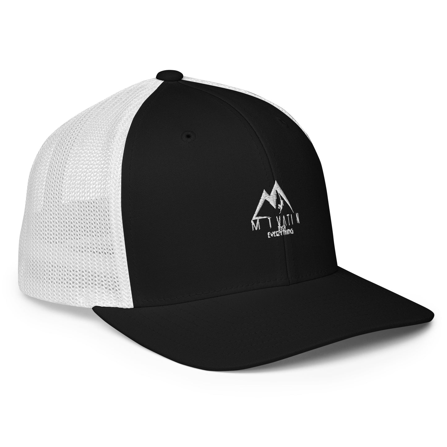 Motivation Over Everything Closed-back trucker cap