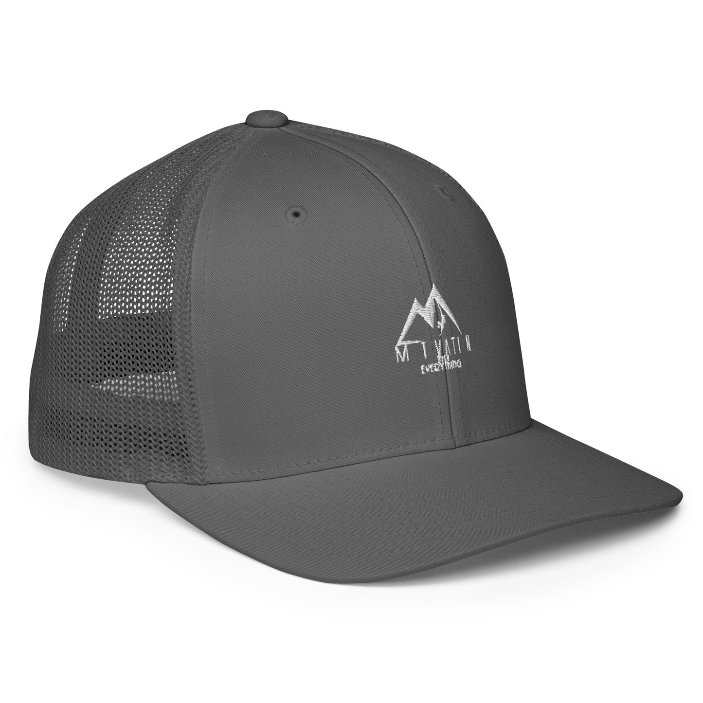 Motivation Over Everything Closed-back trucker cap