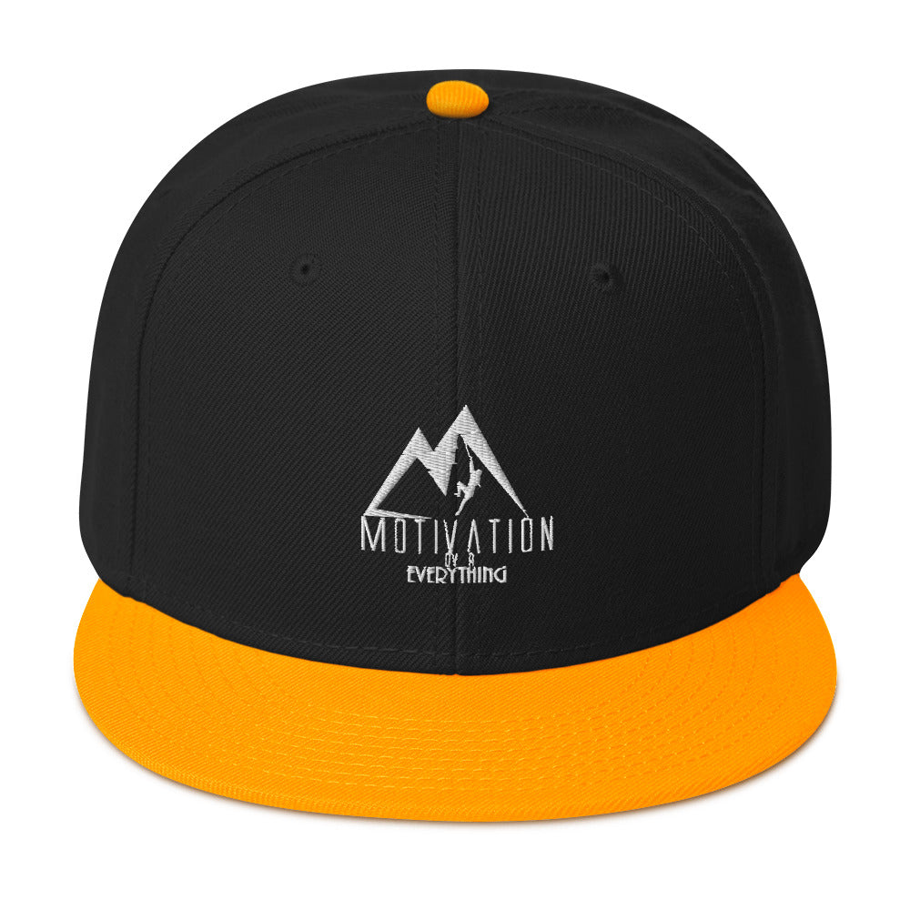 Motivation Over Everything Snapback Hat